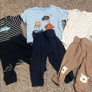 Cute Baby Clothing Set with Animal Designs
